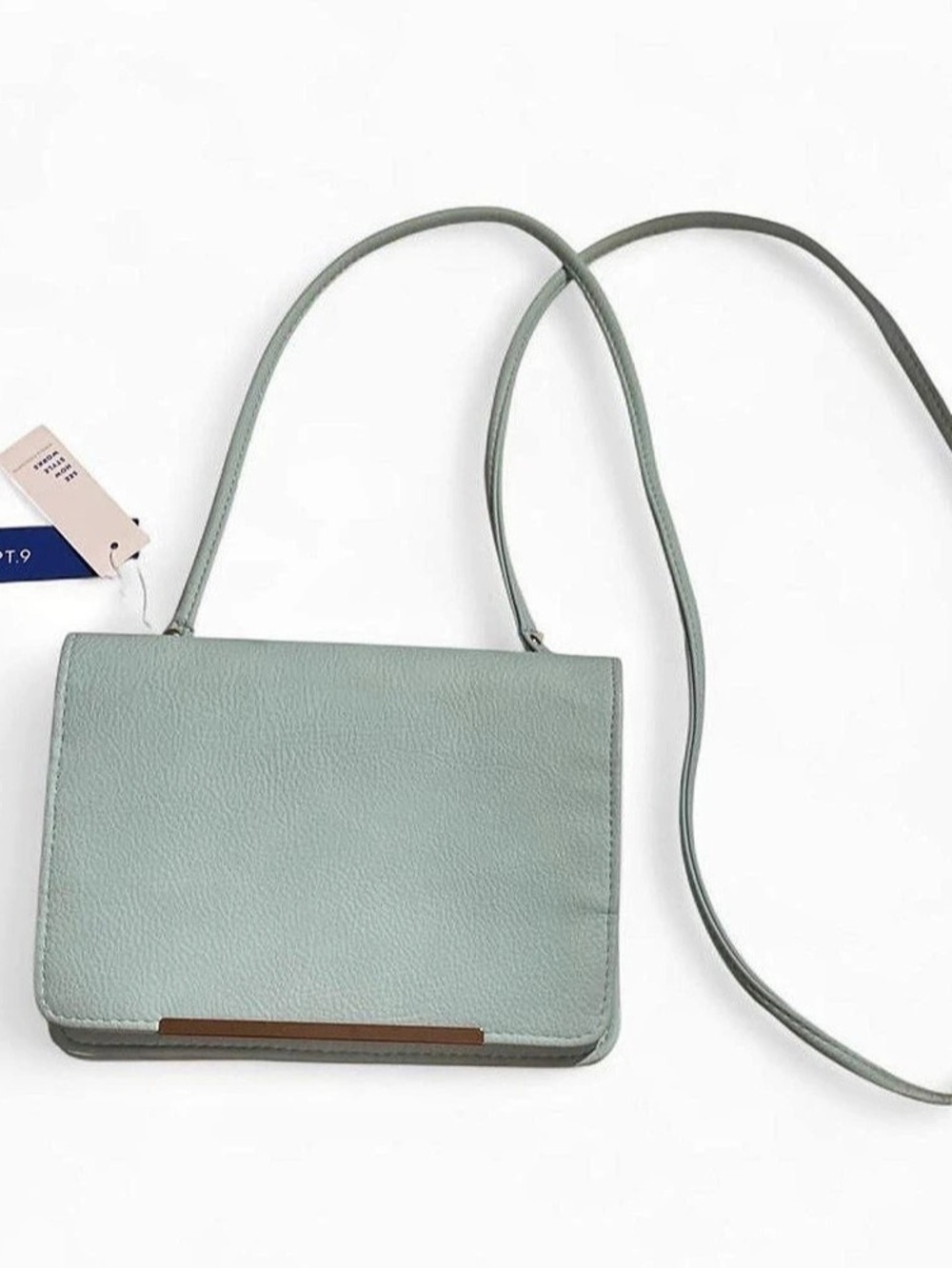 Apt. 9 Safe Keeper RFID-Blocking Wallet Crossbody baby blue NWT